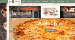 Desktop Screenshot of basilespizza.com